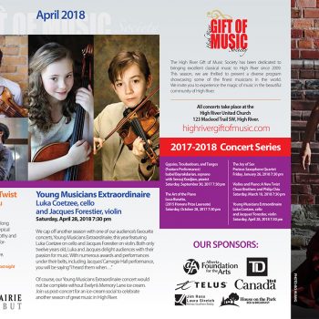 High River Gift of Music brochure